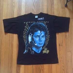 Black Michael Jackson Graphic T-Shirt